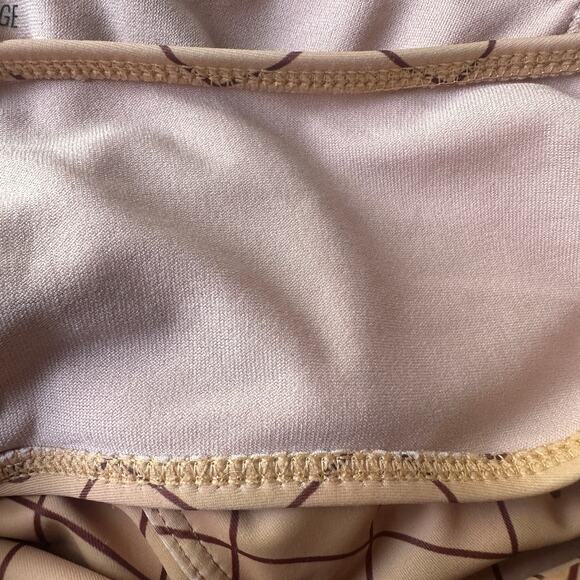 Kortni Jeane Birthday Pineapple Extra High Waist Rise Swim Bottoms Bikini L - Picture 6 of 9